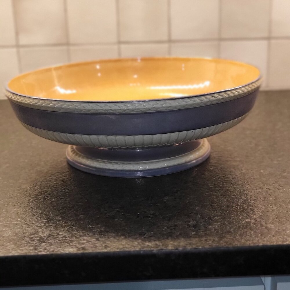 Gorgeous Vintage Wedgwood 12" Diameter Compote Footed Centerpiece Bowl